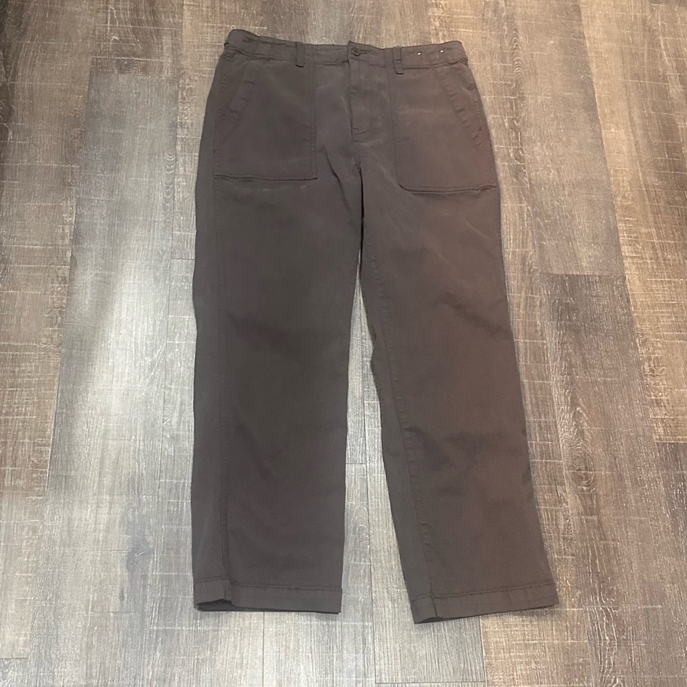 Women's Straight Leg Brown Utility Pants